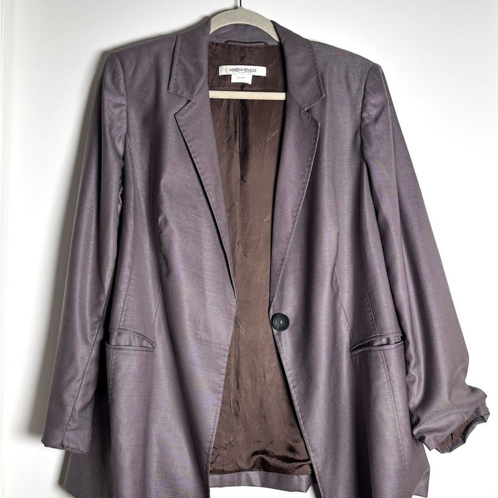 Marina Rinaldi Purple Blazer